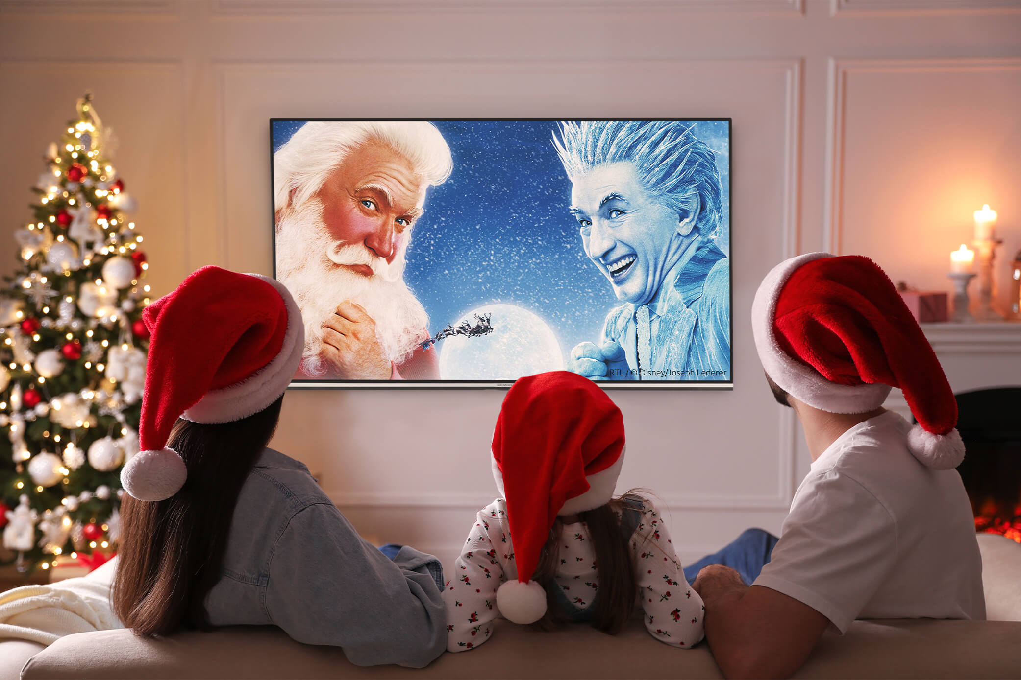Familie Fernseher Weihnachtsfilm